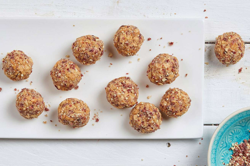 Energy balls à la pomme et au gingembre