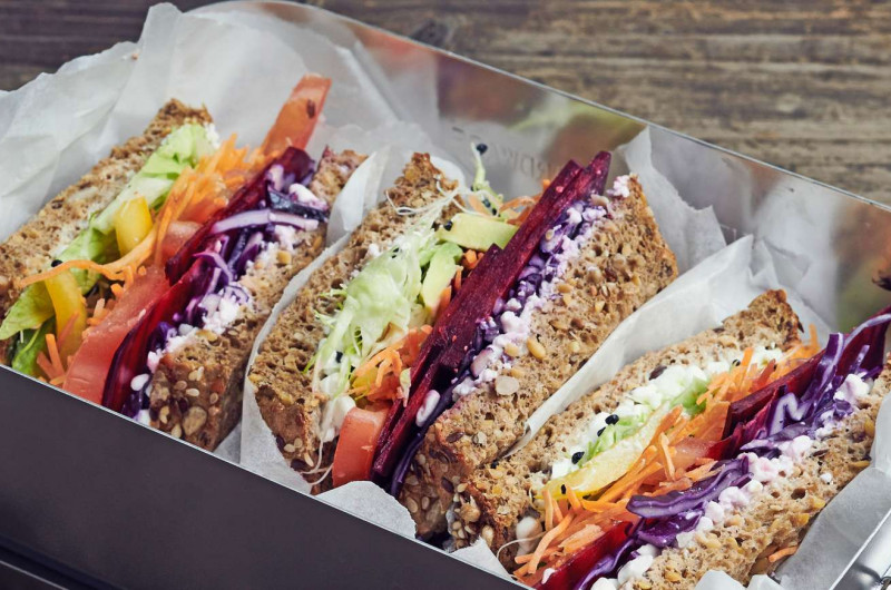 Sandwich arc-en-ciel