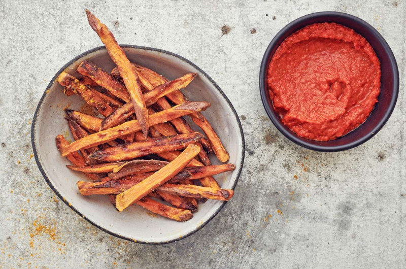 Frites de patates douces