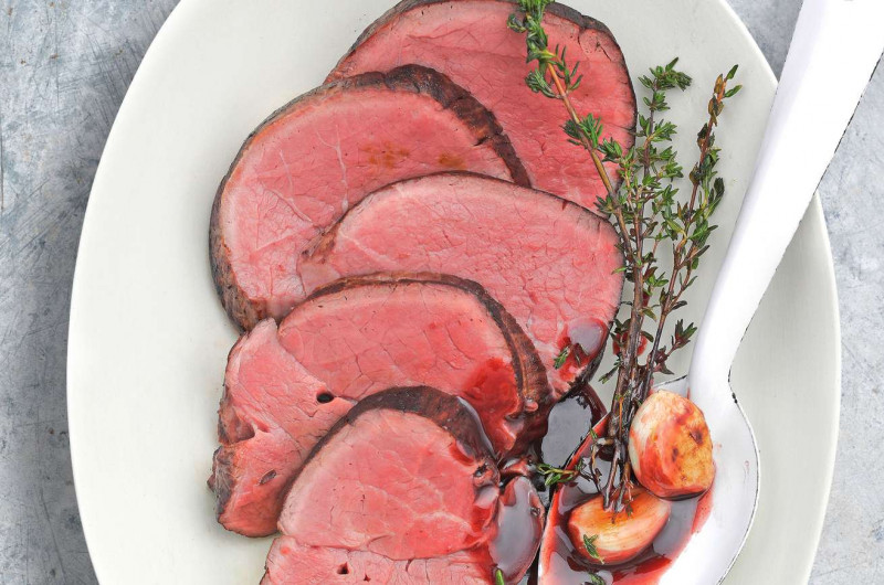 Filet de bœuf avec sauce balsamique au vin rouge