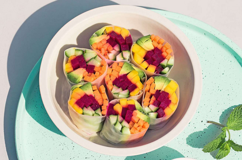 Rainbow rolls