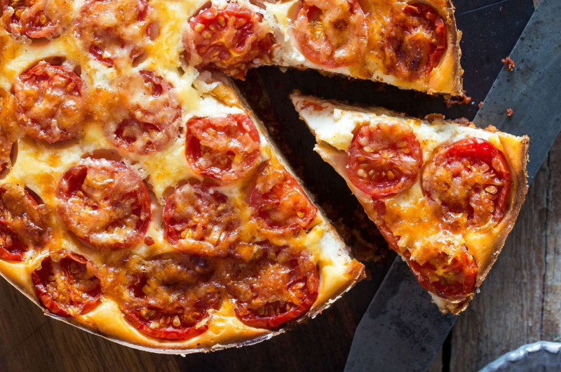 Cheesecake salé aux tomates