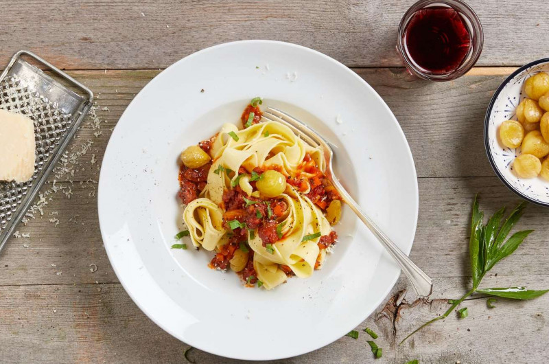 Bolognaise de salsiccia aux marrons