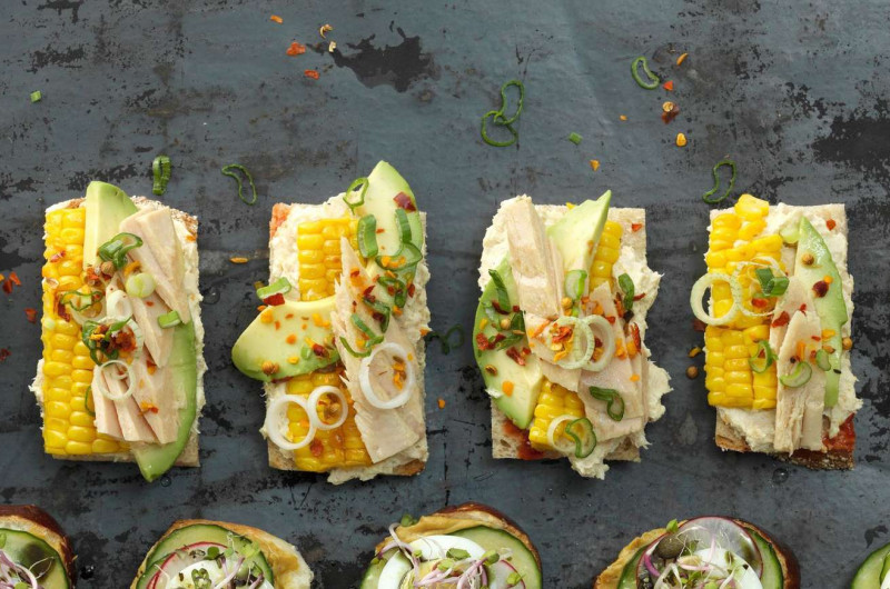 Canapé au thon