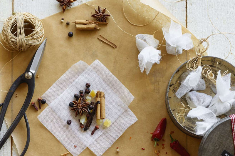 Sachets aromatiques pour vin chaud
