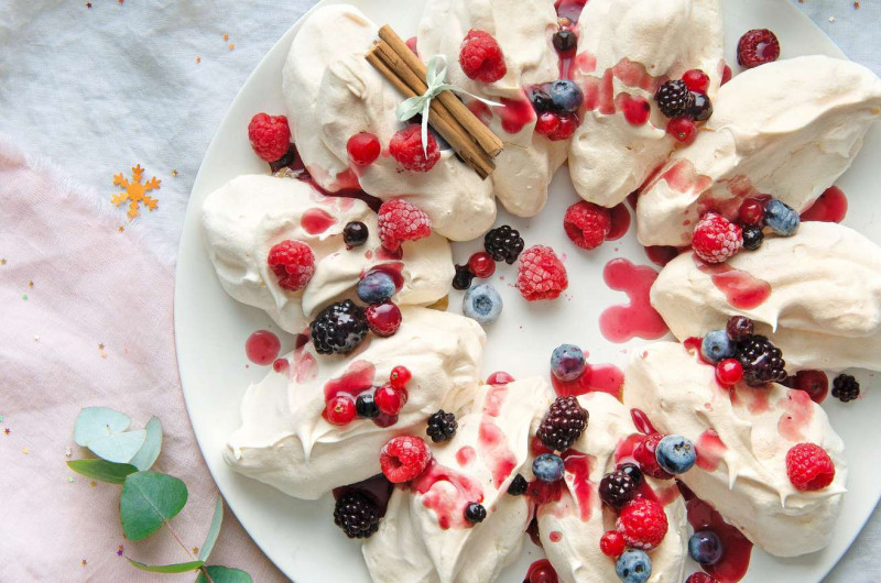 Pavlova aux baies