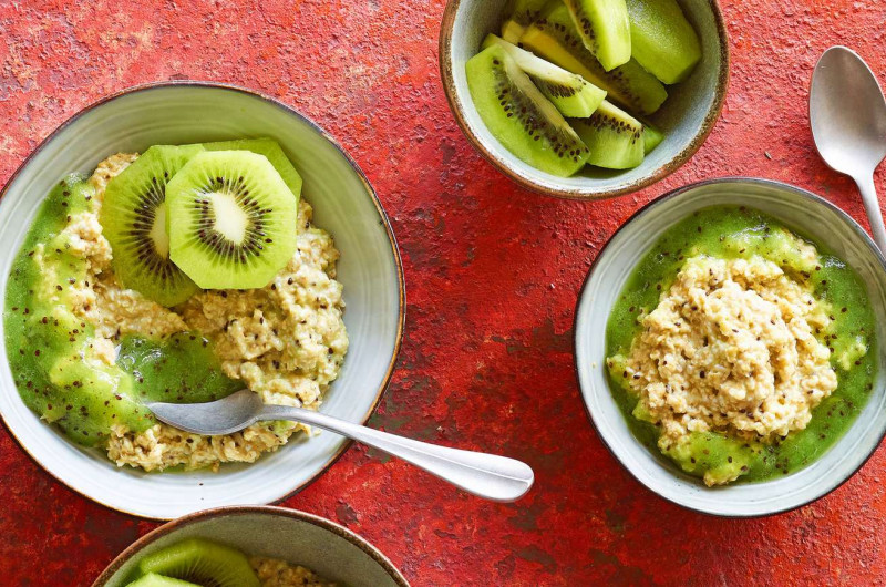 Porridge au kiwi