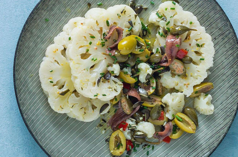 Salade de chou-fleur aux graines de courge