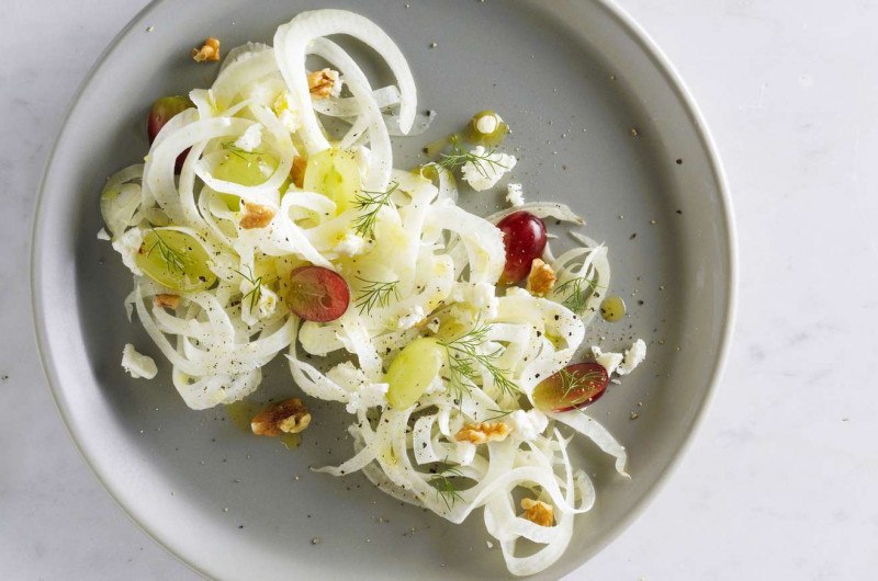 Salade de fenouil et de raisin