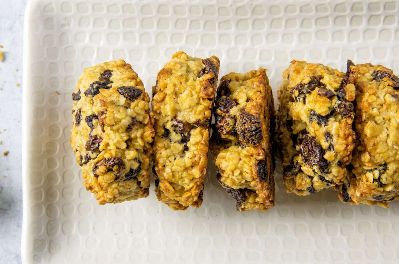 Biscuits à l'avoine et aux cerises