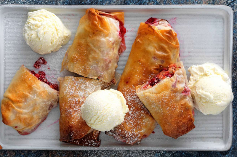 Mini-strudels aux airelles