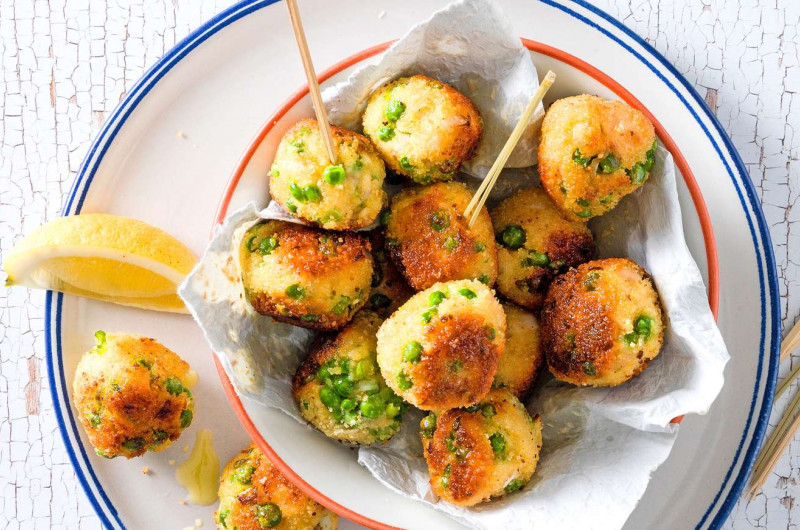 Boulettes de thon aux petits pois