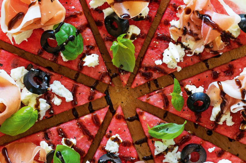 Pizza pastèque