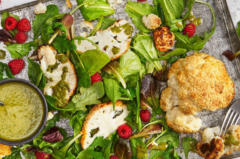 Salade de chou-fleur au four