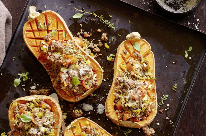 Courge butternut farcie
