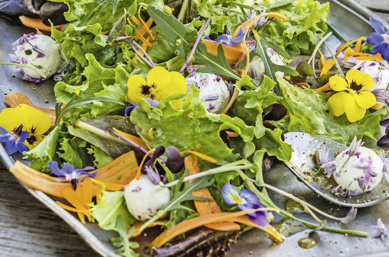 Salade de fleurs