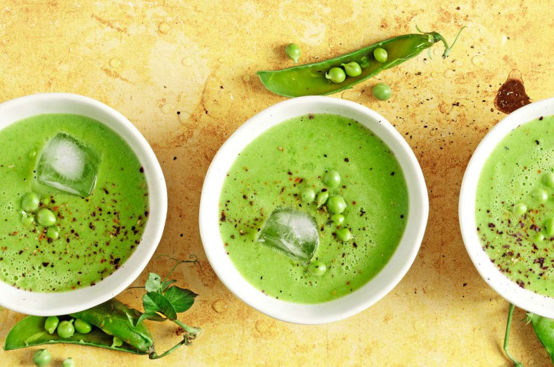 Gaspacho aux petits pois