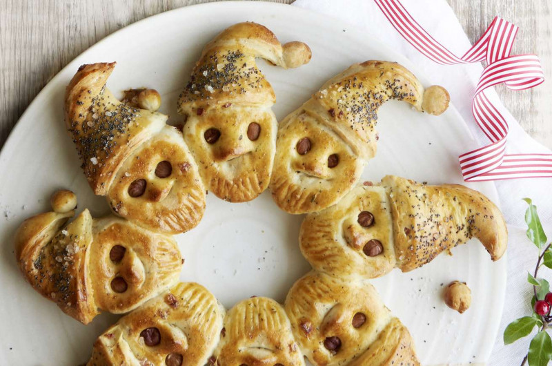 Pères Noël en pâte corsée