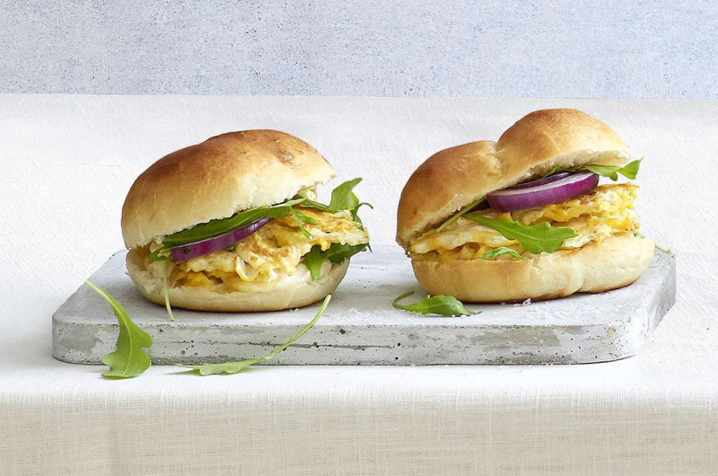 Burger aux œufs