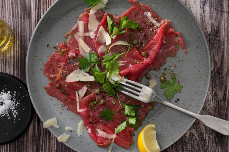 Carpaccio de bœuf aux fines herbes