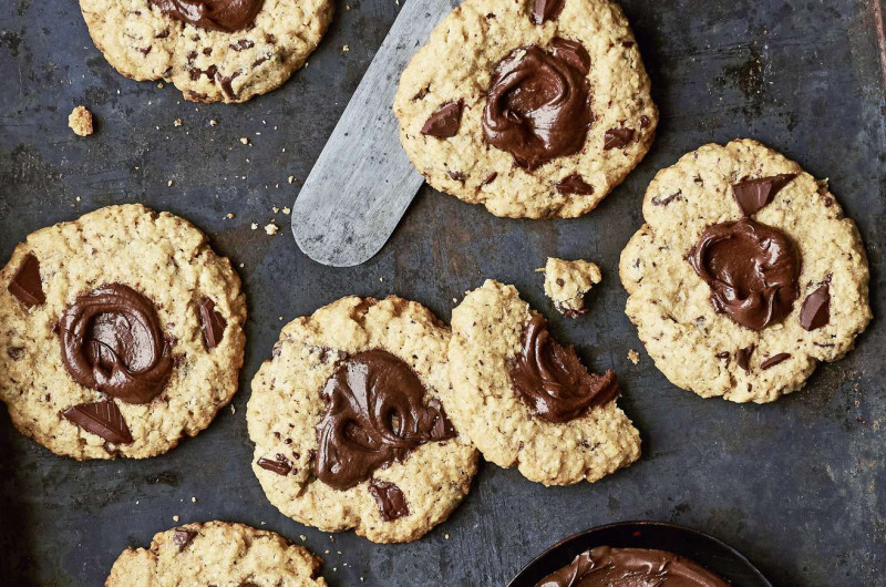 Double chocolate chip cookies