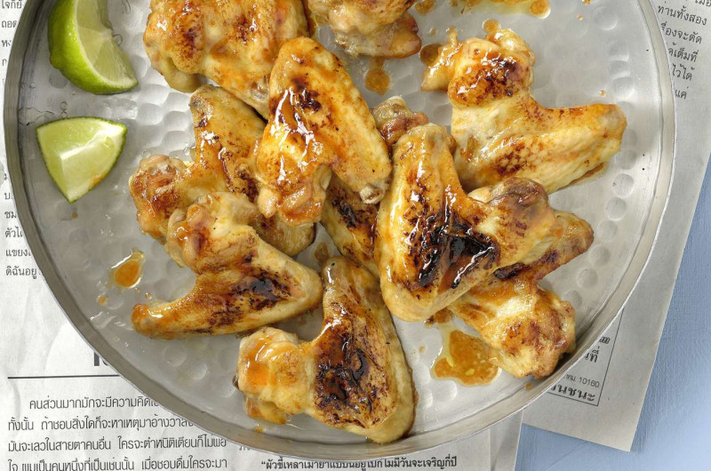 Ailes de poulet au sriracha