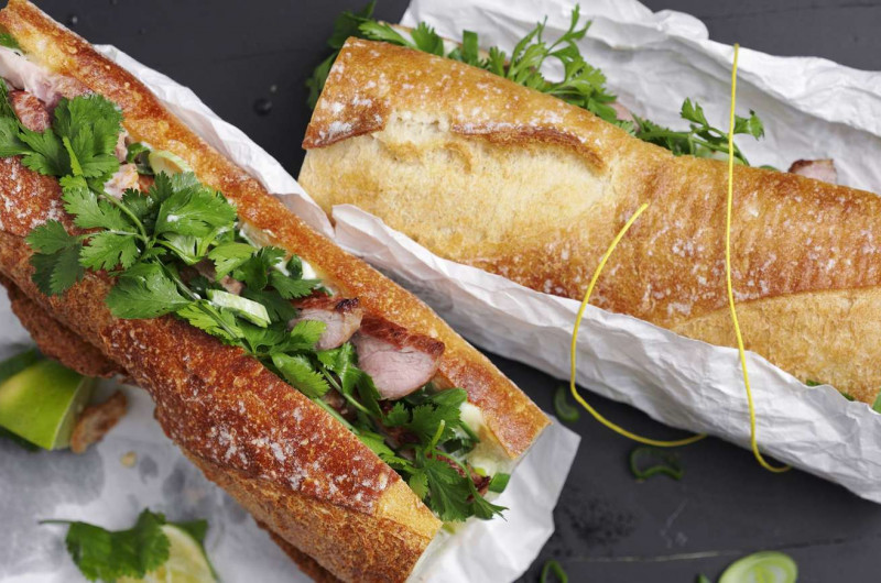 Sandwich vietnamien à la viande