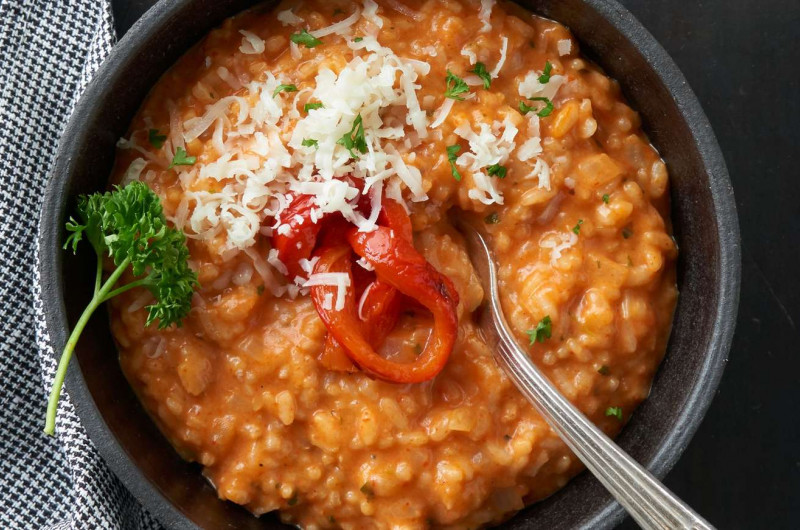 Risotto aux poivrons