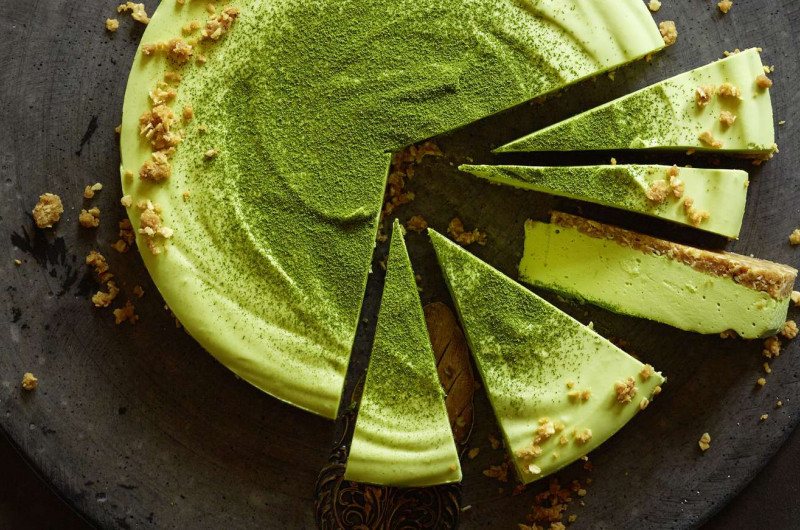 Cheesecake au matcha