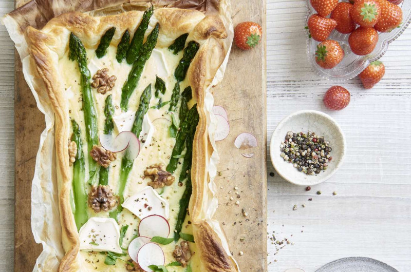 Quiche aux asperges