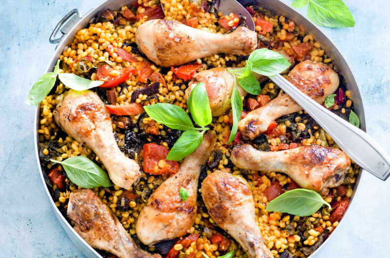 Paella à l'orge