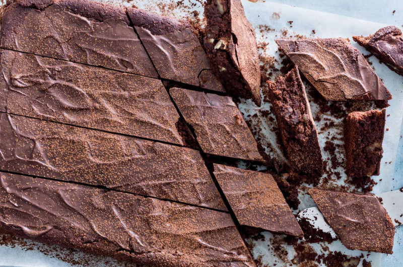 Brownies aux haricots et aux noix de pécan