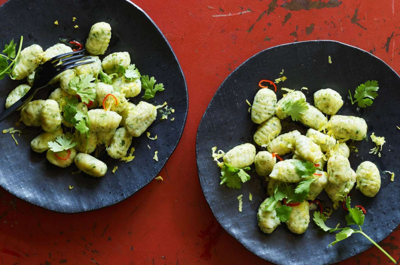 Gnocchi à la coriandre
