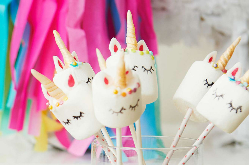 Guimauves licorne