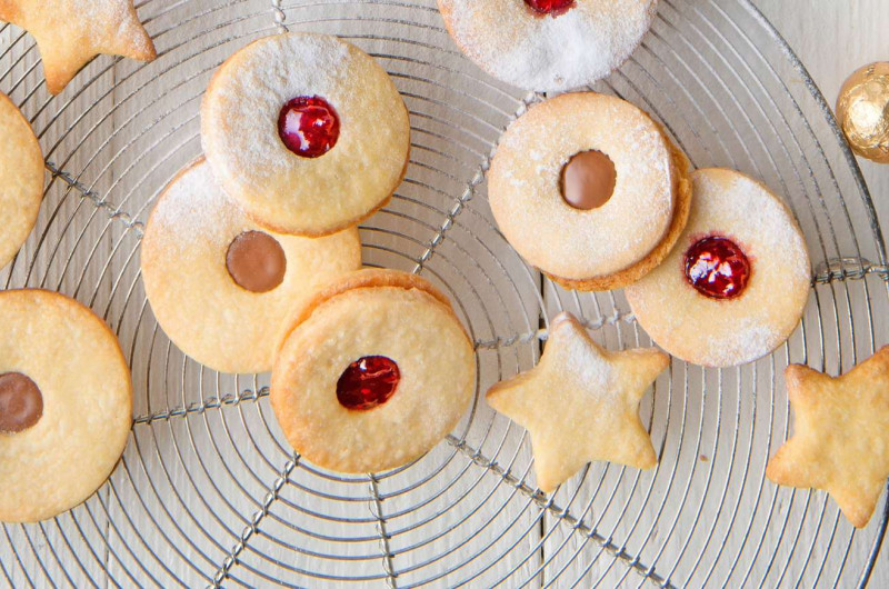 Biscuits cacahouètes et chocolat