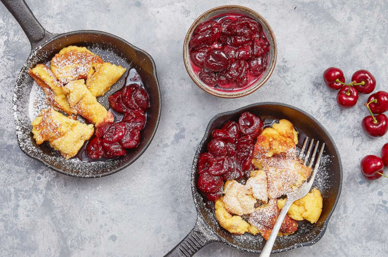 Kaiserschmarrn avec cerises