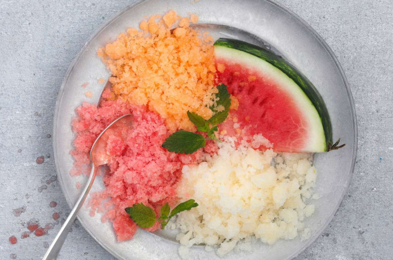 Granité de melon