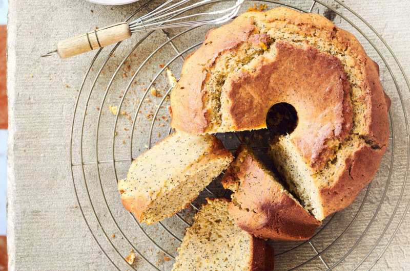 Kouglof à l'huile d'olive et à l'orange