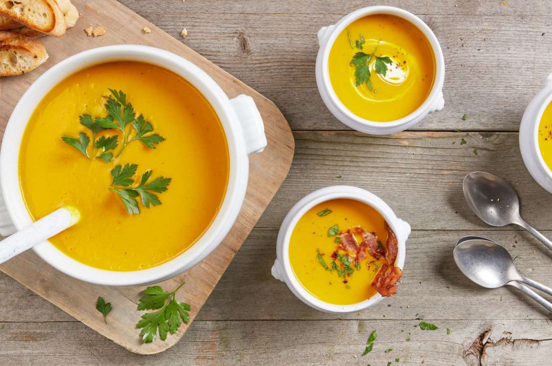Velouté de courge au curry