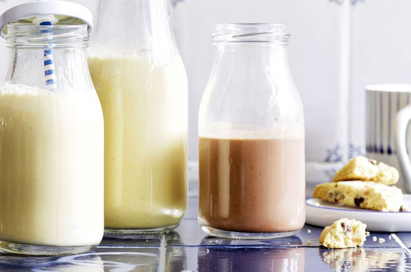 Drink de noix de cajou à l'abricot