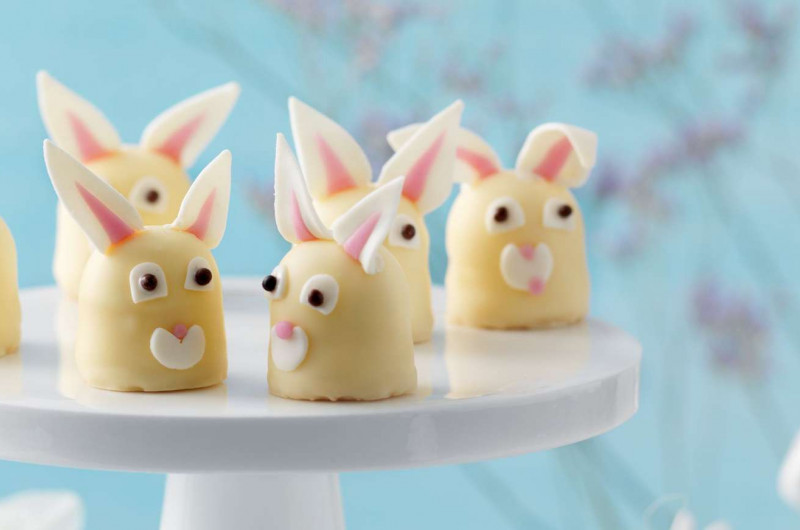 Lapins en têtes au choco