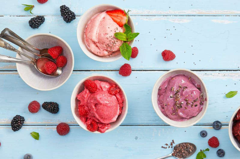 Nice cream aux baies