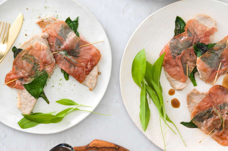 Saltimbocca à l'ail des ours