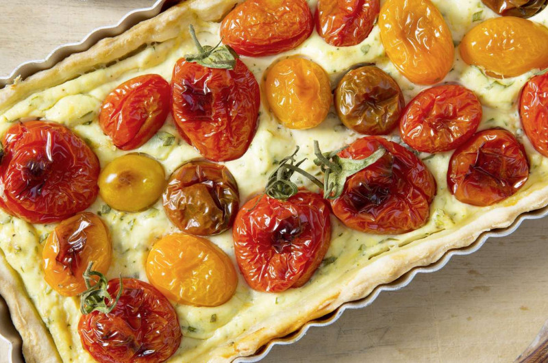 Crostata avec ricotta à l'estragon