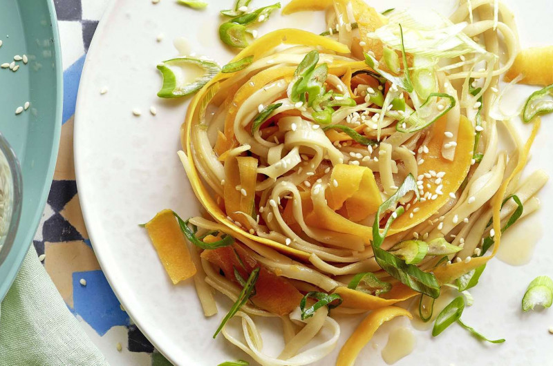 Nouilles asiatiques à la courge
