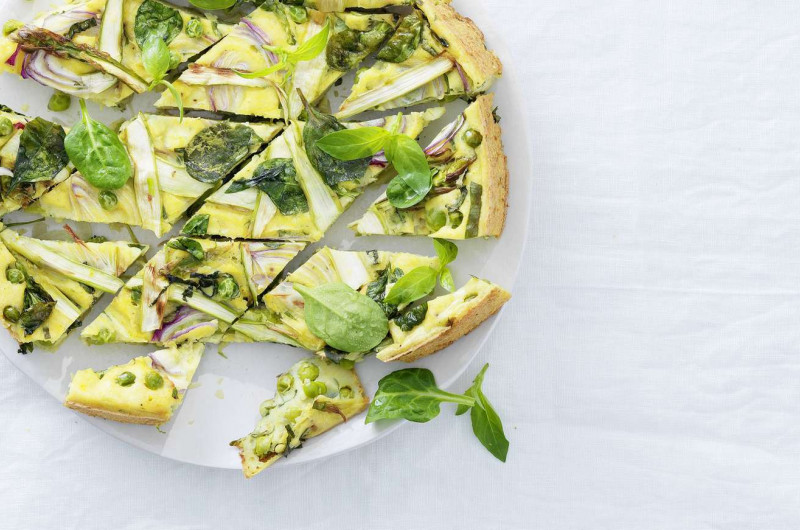 Frittata végane aux légumes