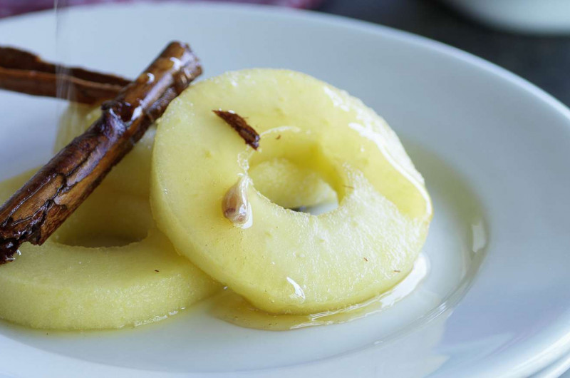 Anneaux de pomme braisés