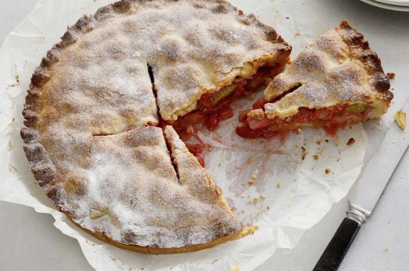 Pie à la rhubarbe