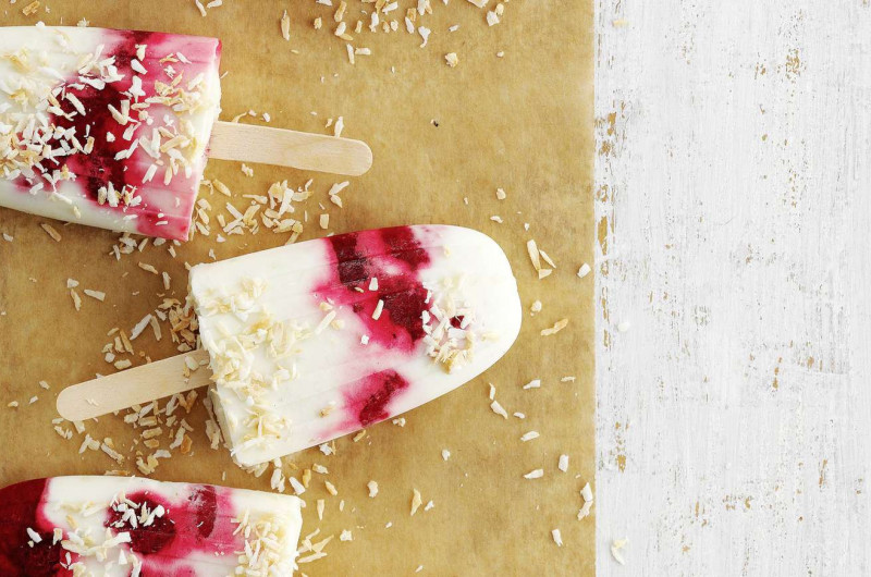 Bâtons de glace à la noix de coco