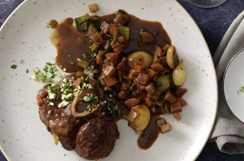 Jarrets de veau avec gremolata